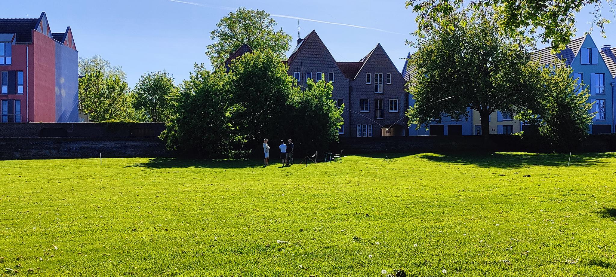 Bild 5 – Antennentest im Kurpark Xanten