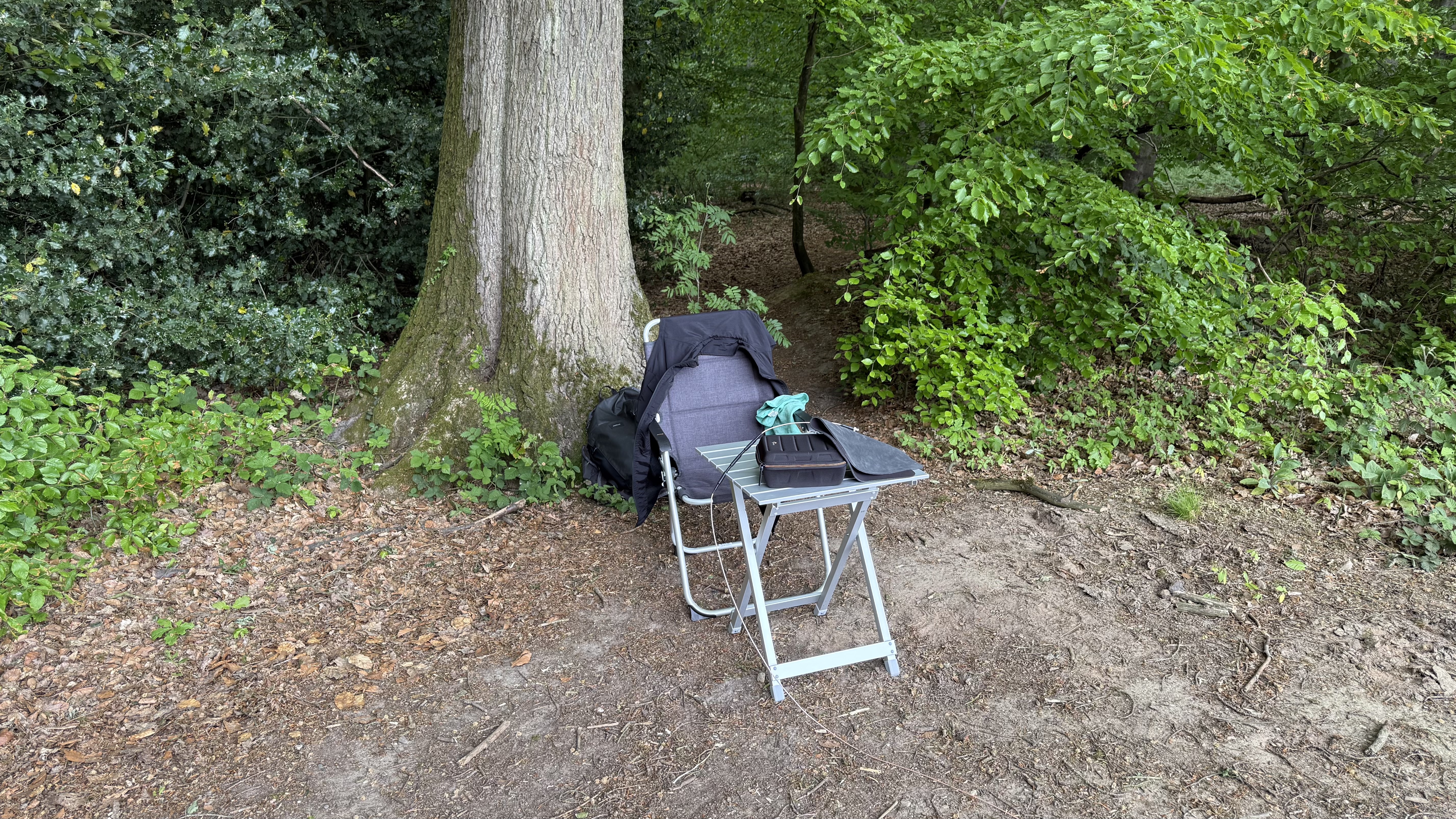 Bild 1 – Aktivierung Tüschenwald - Kurz vor dem Regen