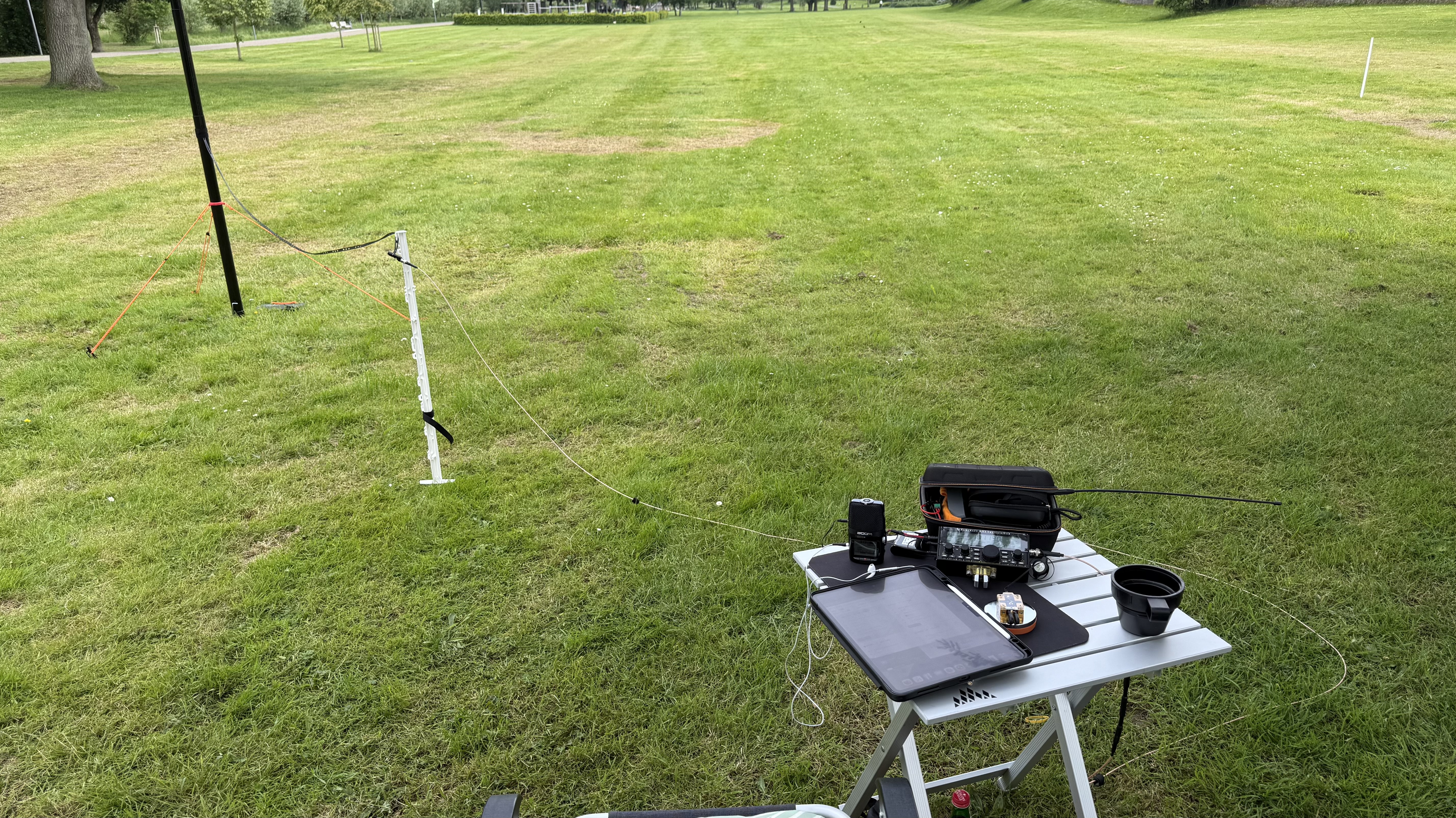 Bild 7 – Antennentest ein Picknick und Radio Therapie pur