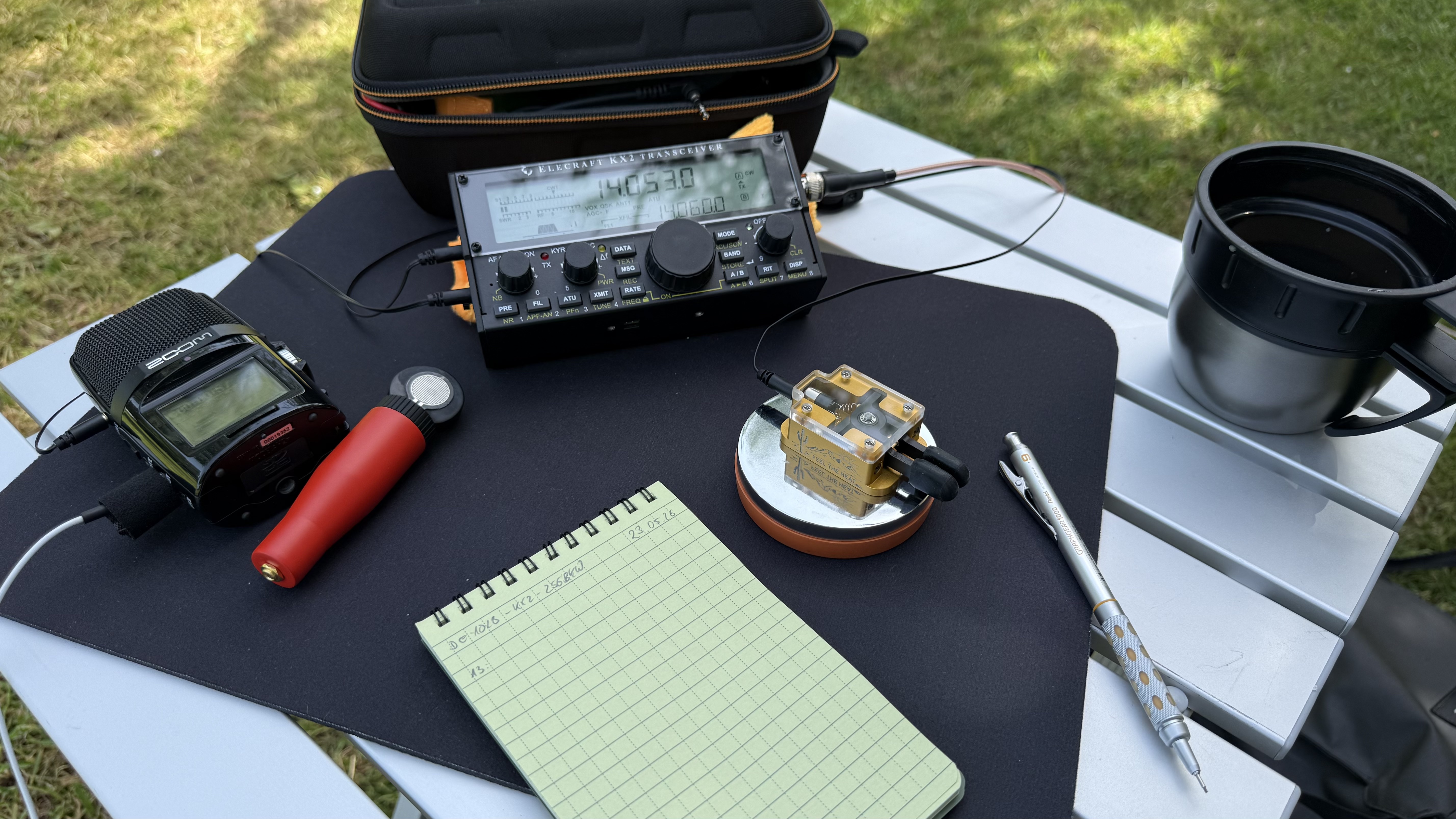 Bild 2 – POTA bei 30 Grad im Schatten Ende Mai