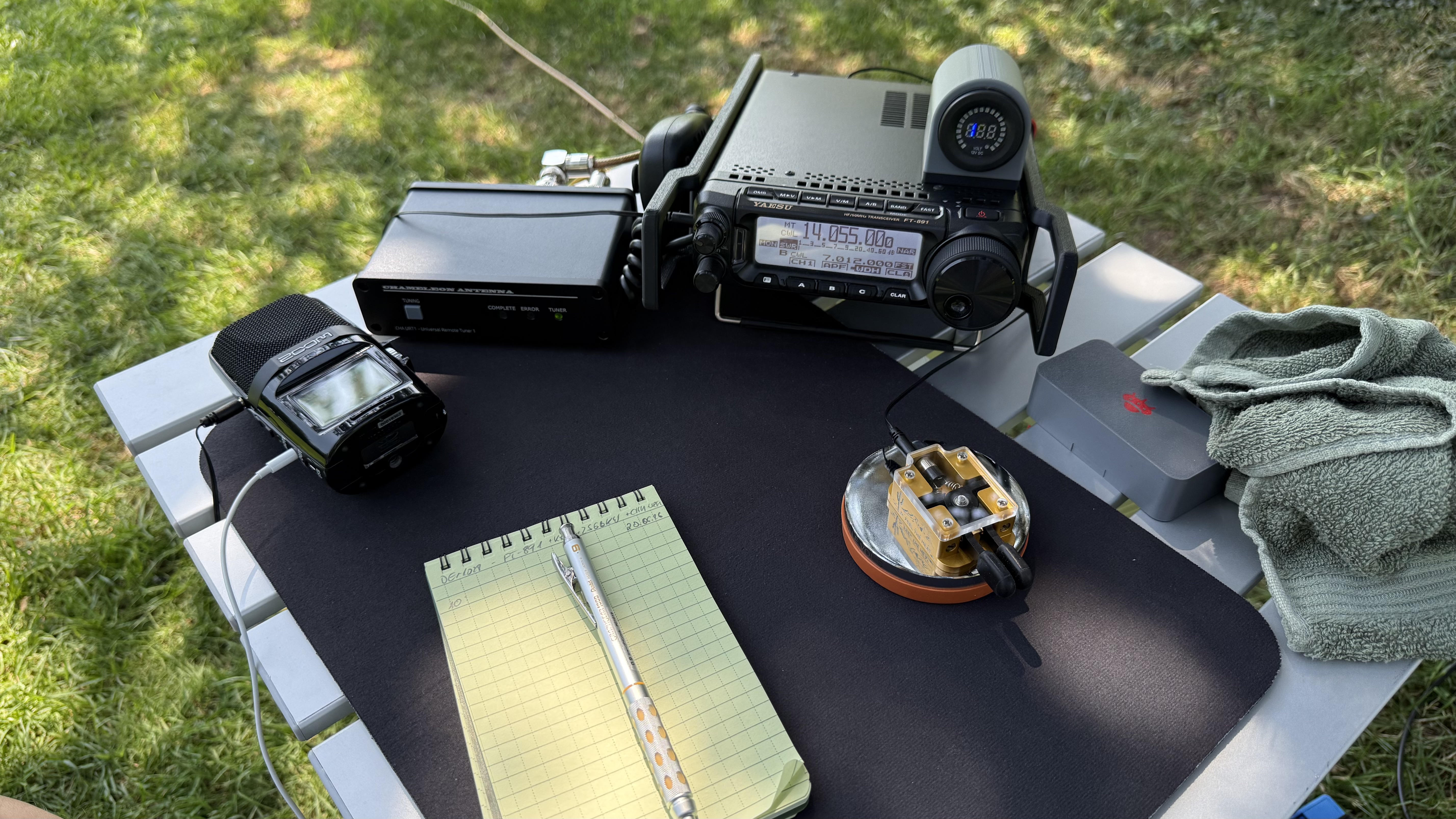 Bild 5 – Test der ZS6BKW mit CHA-URT-1 am Yaseu FT-891