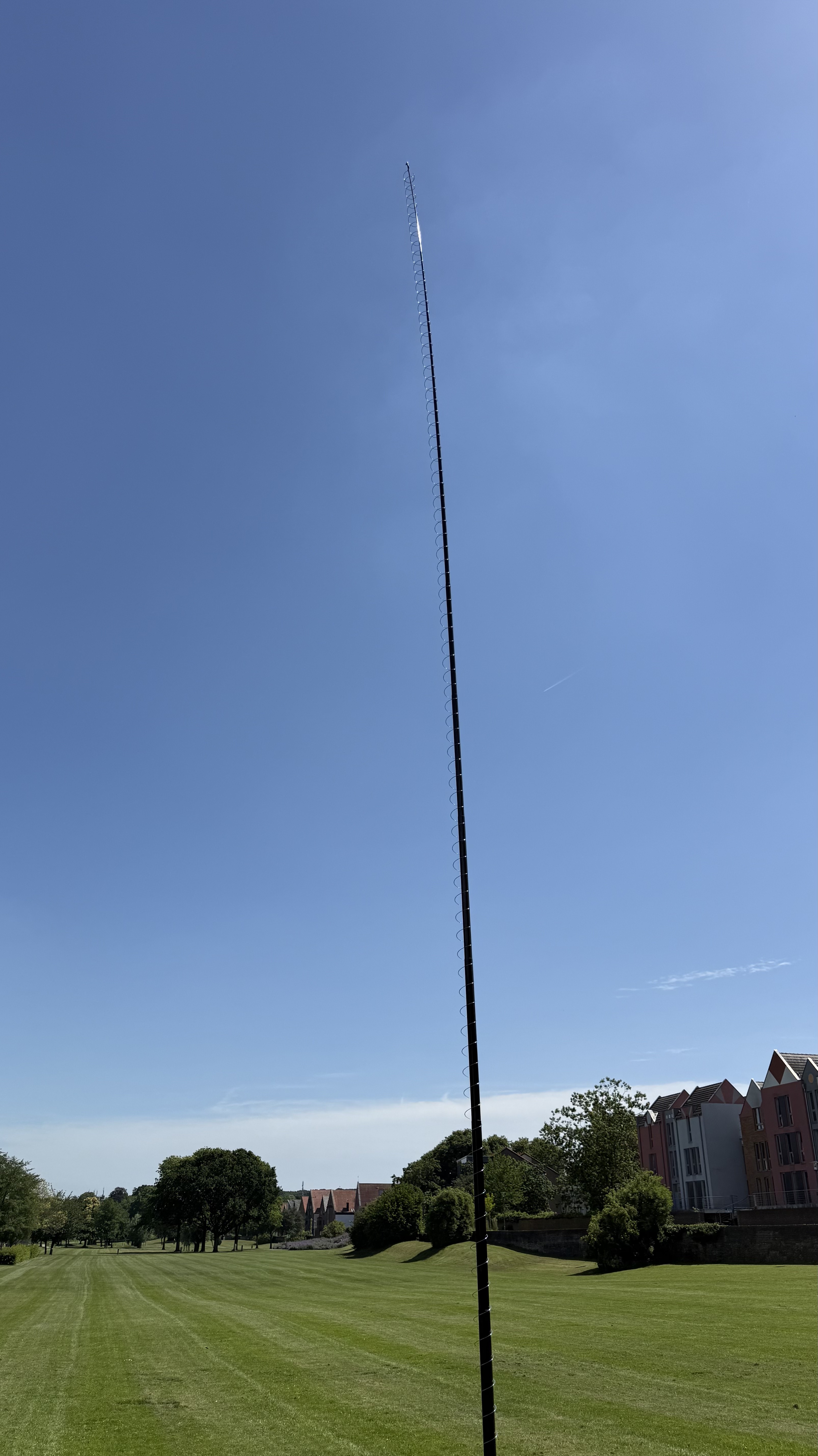 Bild 6 – Slinky Antenne  Fieldtest in DE-1028