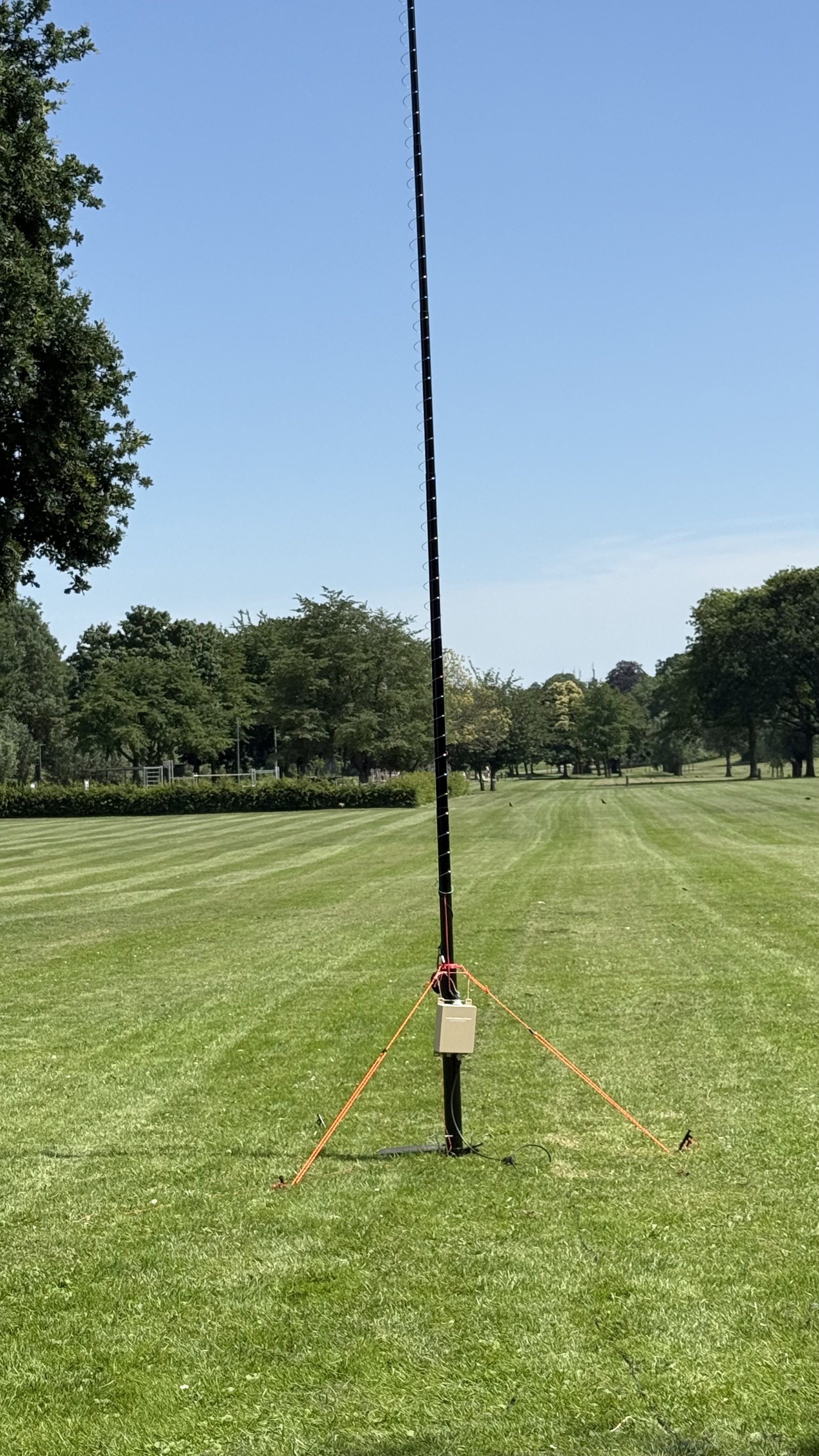 Bild 12 – Slinky Antenne  Fieldtest in DE-1028