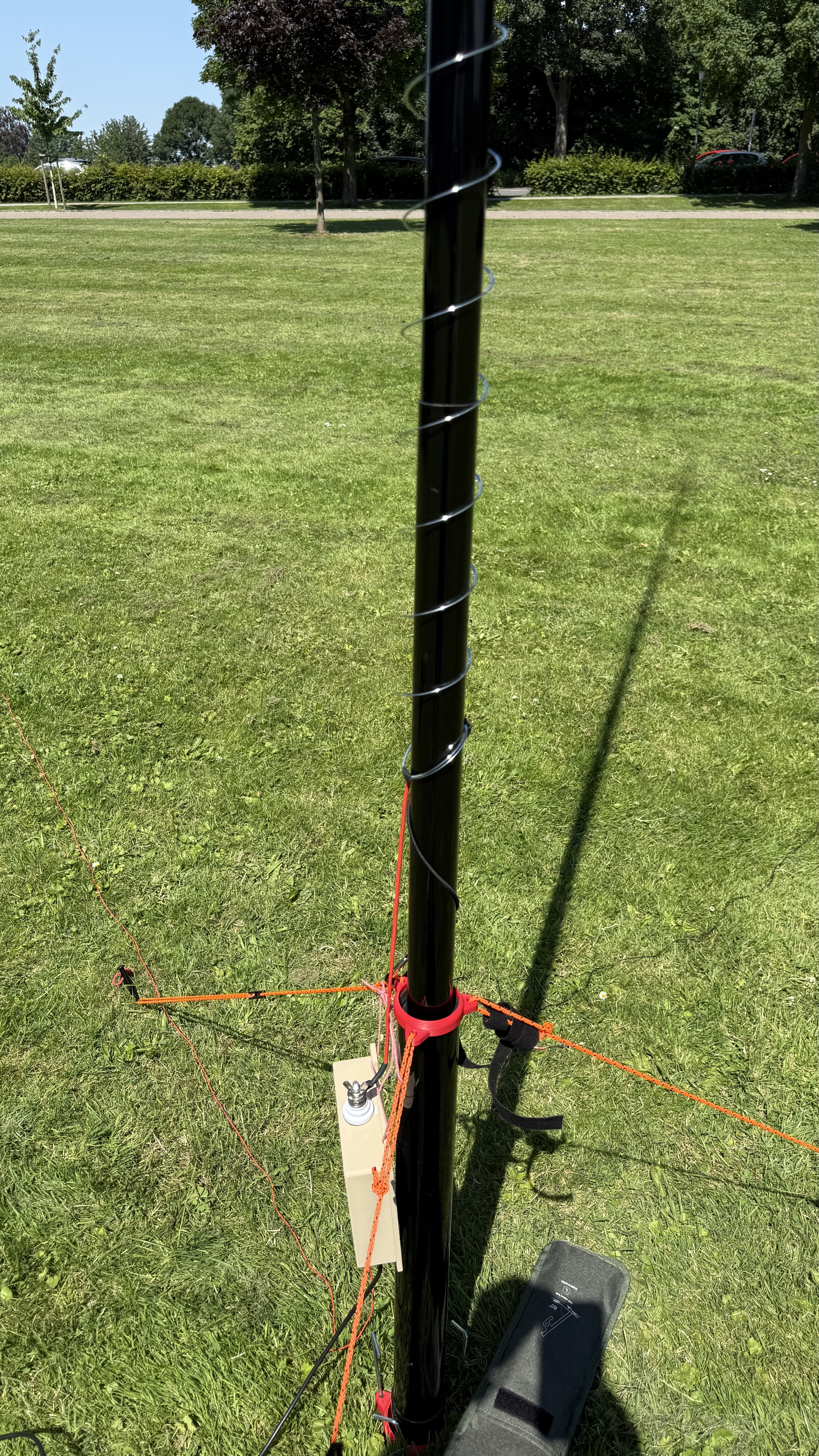 Bild 13 – Slinky Antenne  Fieldtest in DE-1028