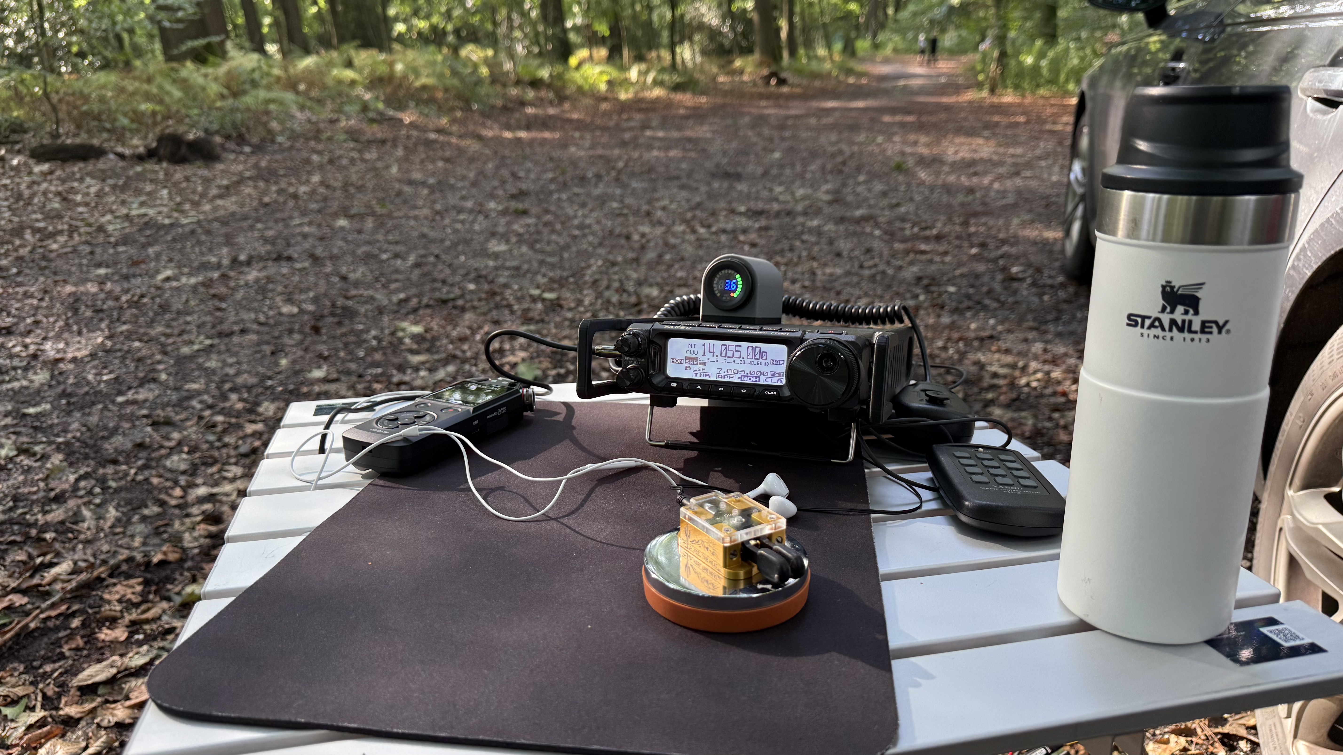 Bild 4 – Matschwetter und ein spontaner Abstecher in den Tüschenwald