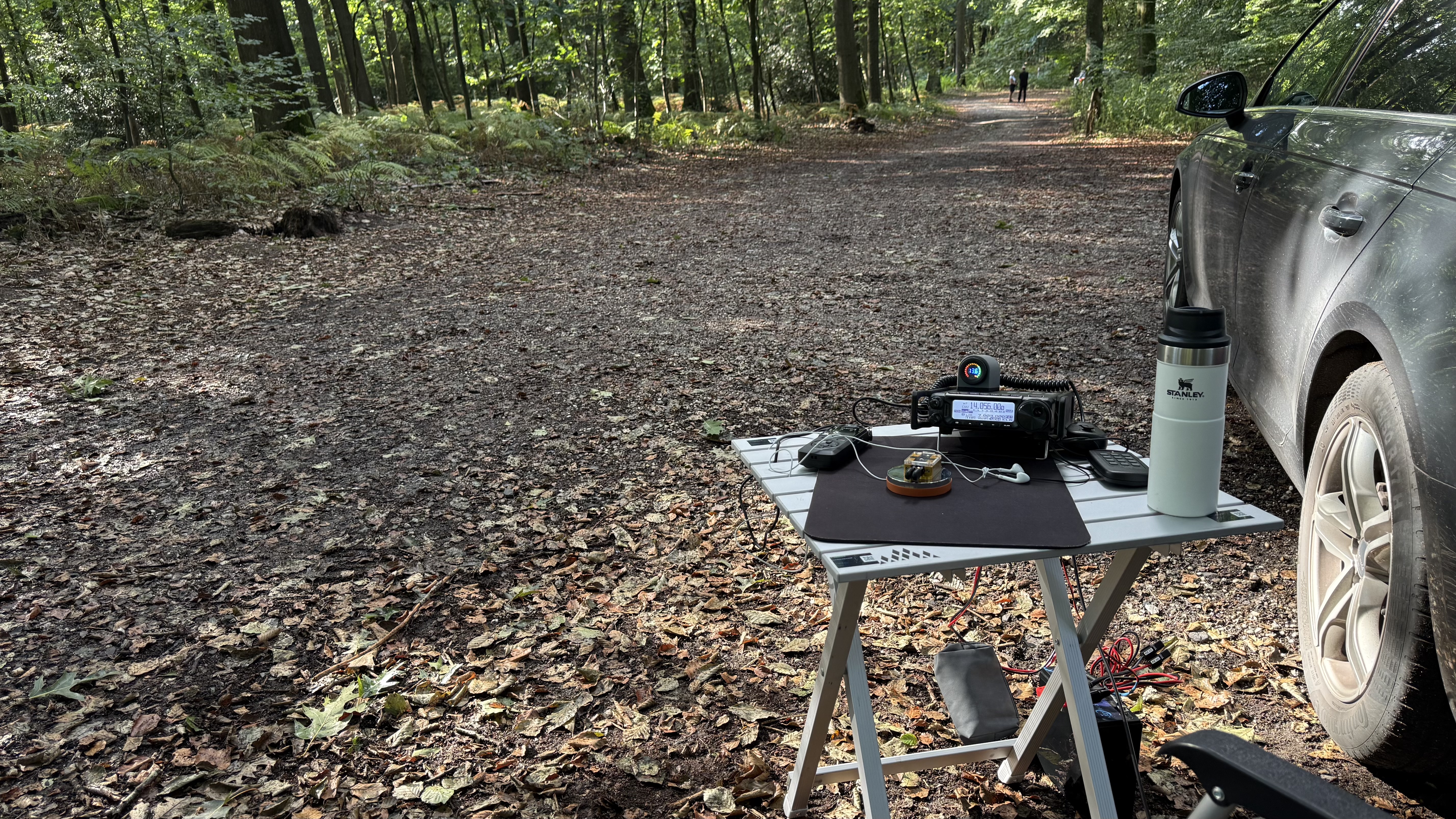 Bild 3 – Matschwetter und ein spontaner Abstecher in den Tüschenwald