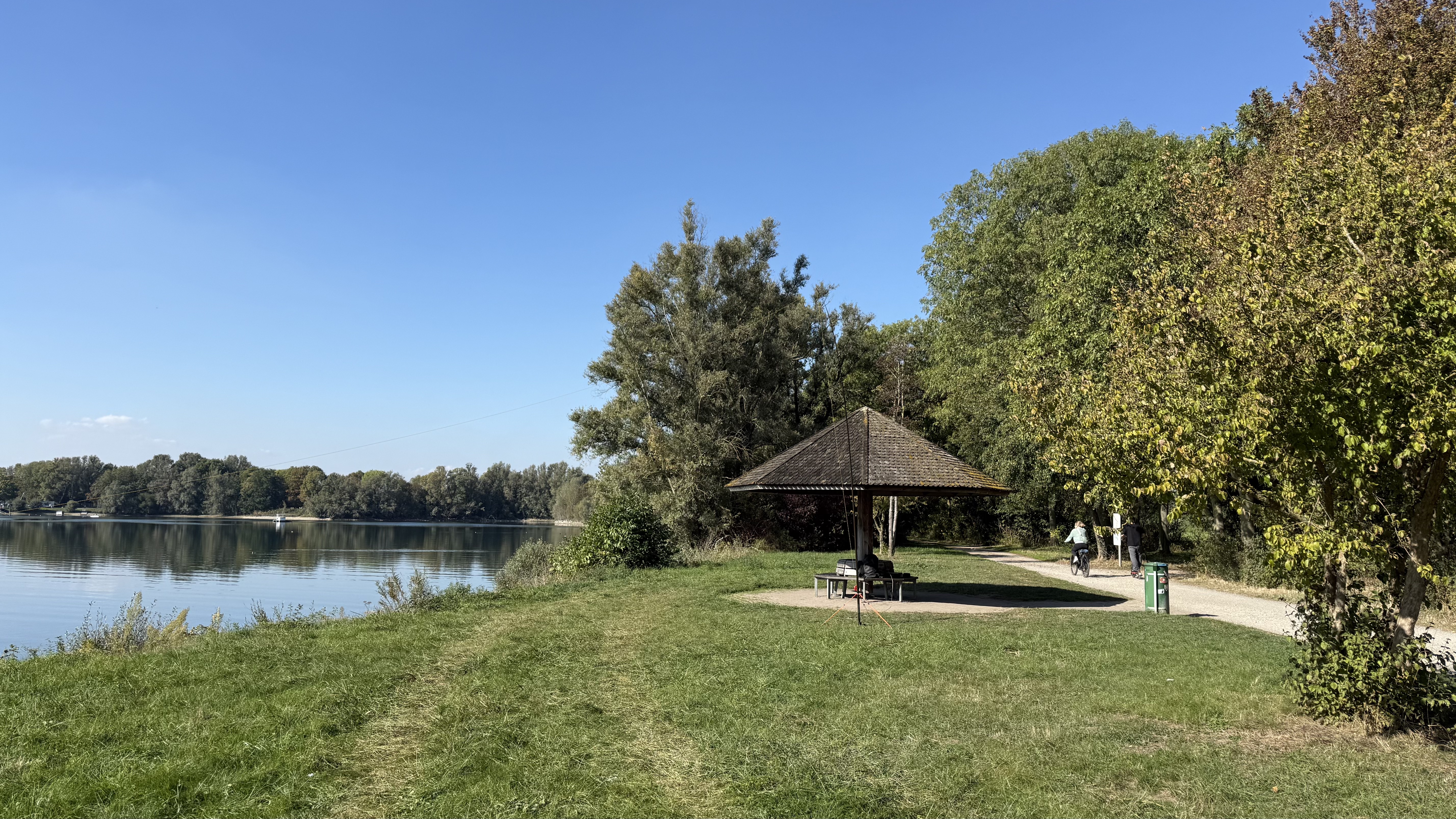 Bild 1 – Traumwetter am See und schwieriges Funkwetter