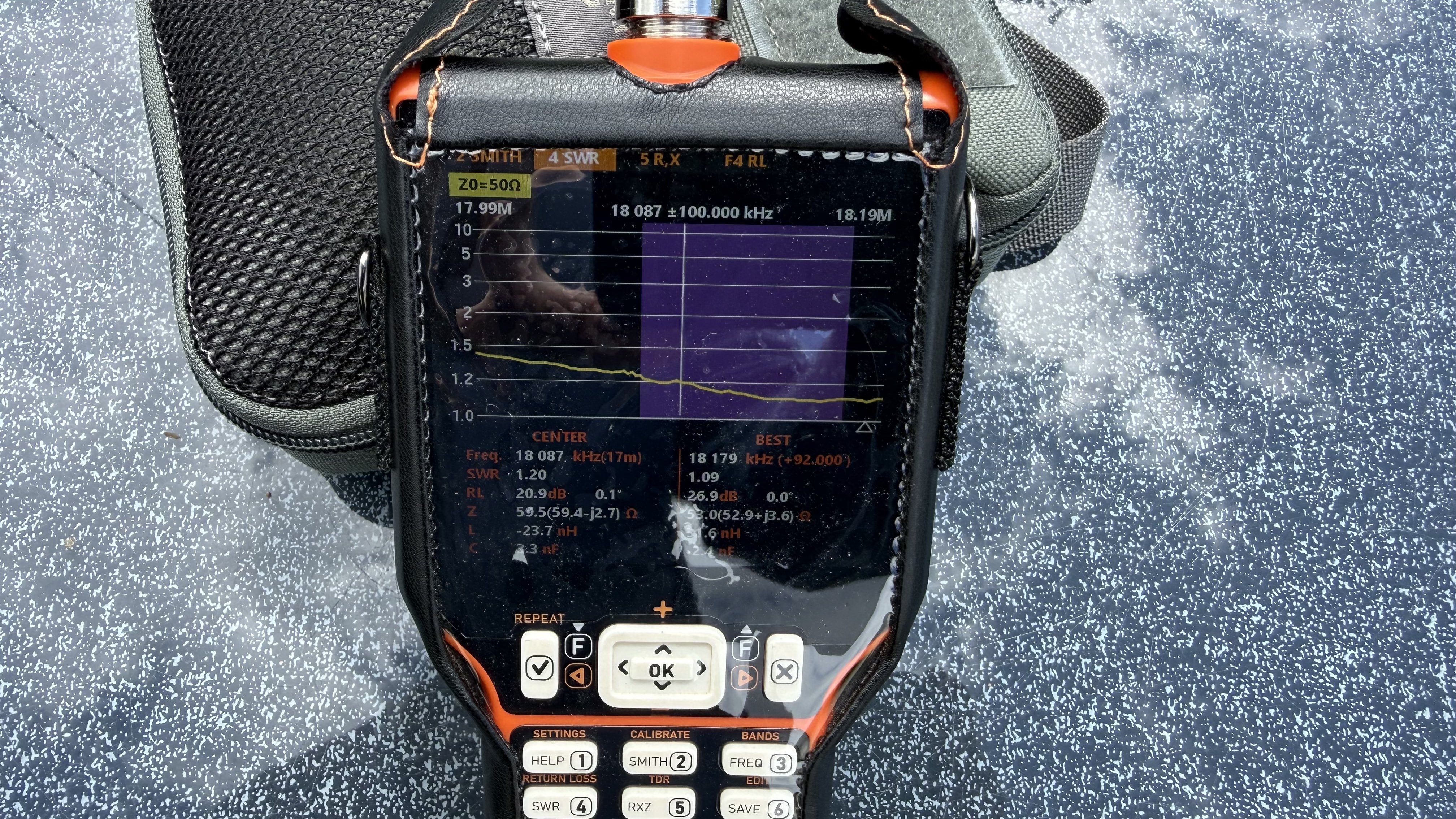 Bild 11 – Test Slinky Antenne mit CG-3000 Automatik-Tuner