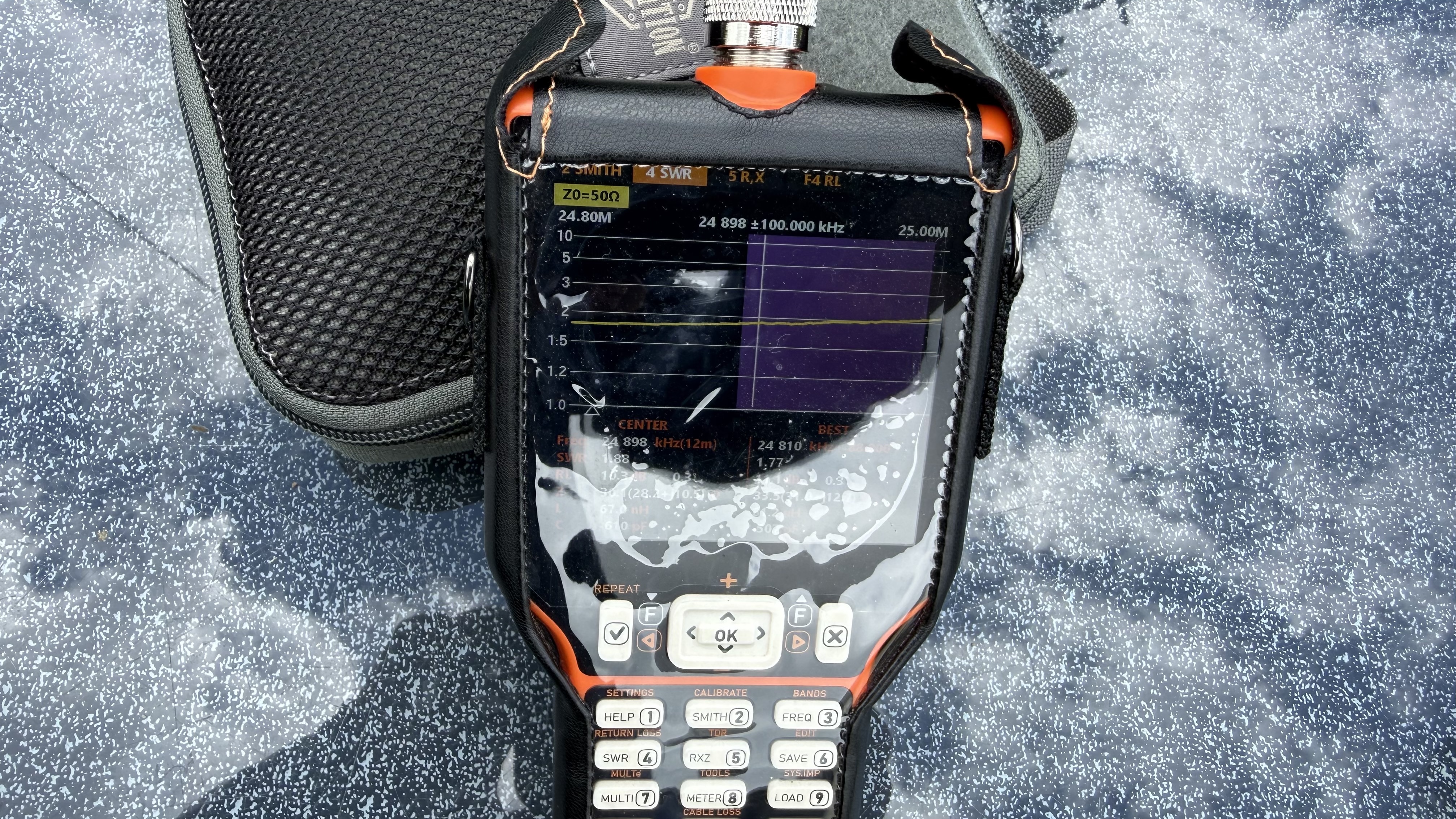 Bild 13 – Test Slinky Antenne mit CG-3000 Automatik-Tuner