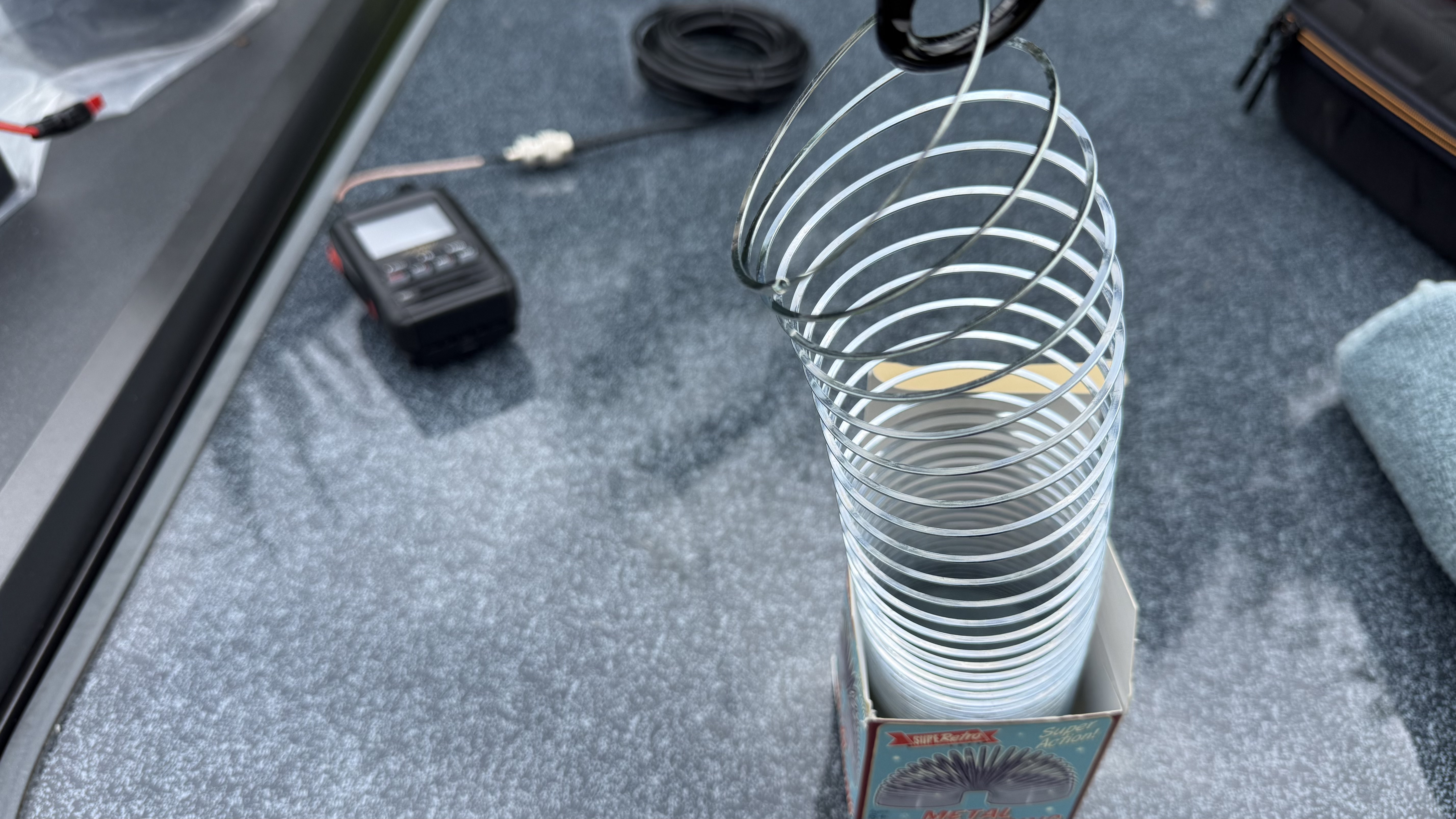 Bild 15 – Test Slinky Antenne mit CG-3000 Automatik-Tuner