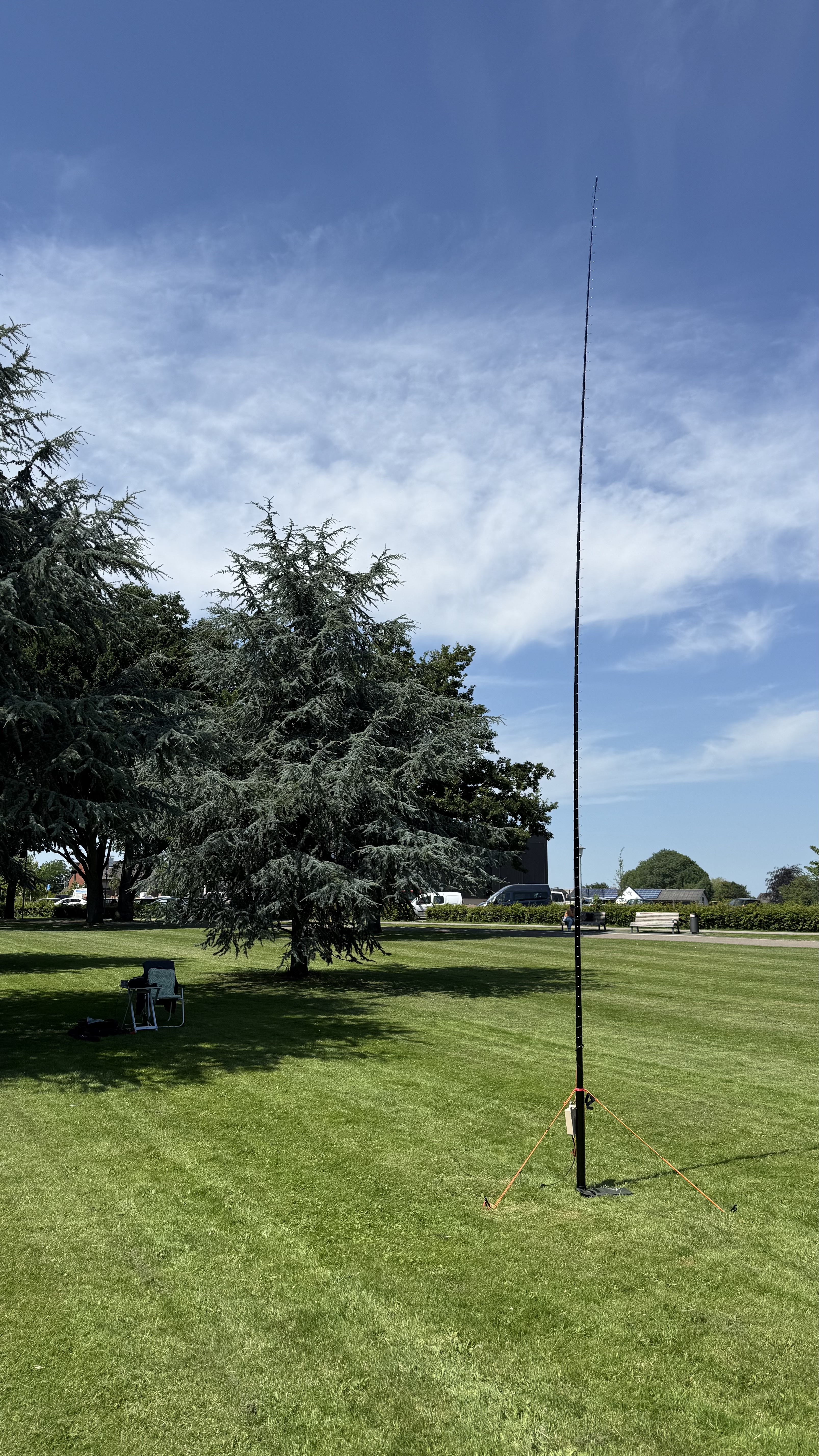 Bild 5 – Test Slinky Antenne mit CHA-URT-1 Automatik-Tuner