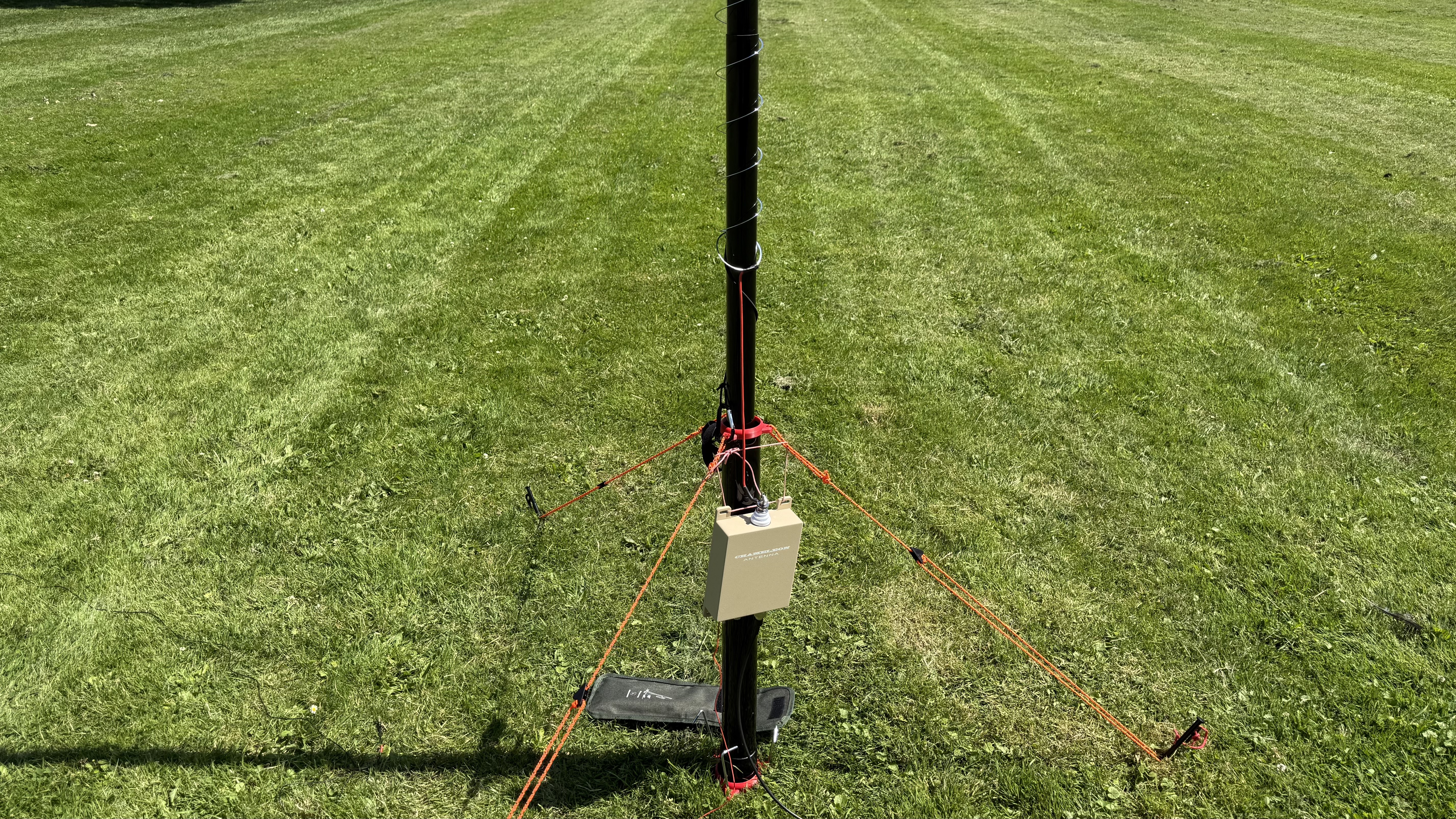 Bild 7 – Test Slinky Antenne mit CHA-URT-1 Automatik-Tuner